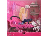 barbie dream house furniture gift set